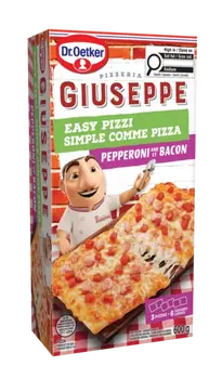 Dr. Oetker Giuseppe Pizzeria Easy Pizzi - Pepperoni & Bacon Mini Pizza