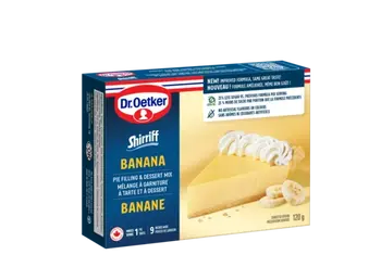 Dr. Oetker Mélange à garniture à tarte et à dessert, Banane