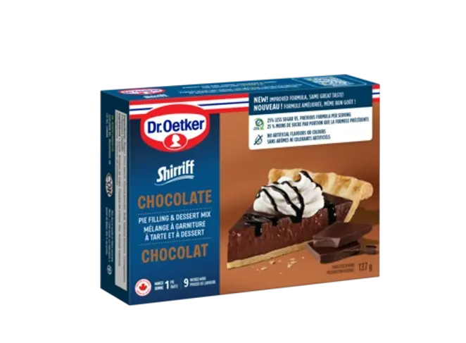 Dr. Oetker Chocolate Pie Filling & Dessert Mix