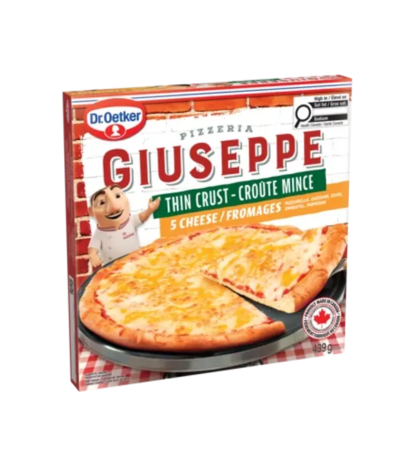 Dr. Oetker Giuseppe Thin Crust 5 Cheese