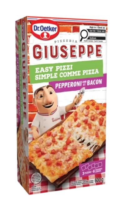 Dr. Oetker Giuseppe Pizzeria Easy Pizzi - Pepperoni & Bacon Mini Pizza