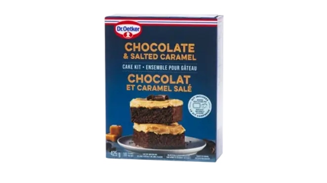 Dr. Oetker Chocolate & Salted Caramel Cake Kit
