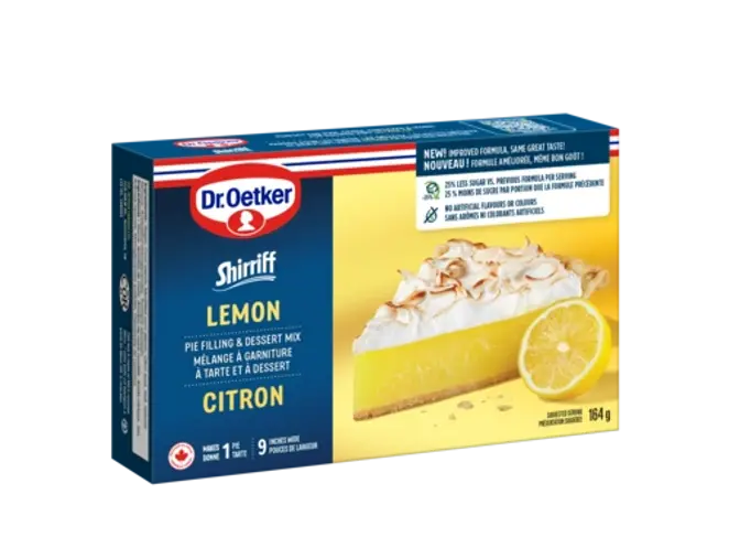 Dr. Oetker Lemon Pie Filling & Dessert Mix (Double Pack)