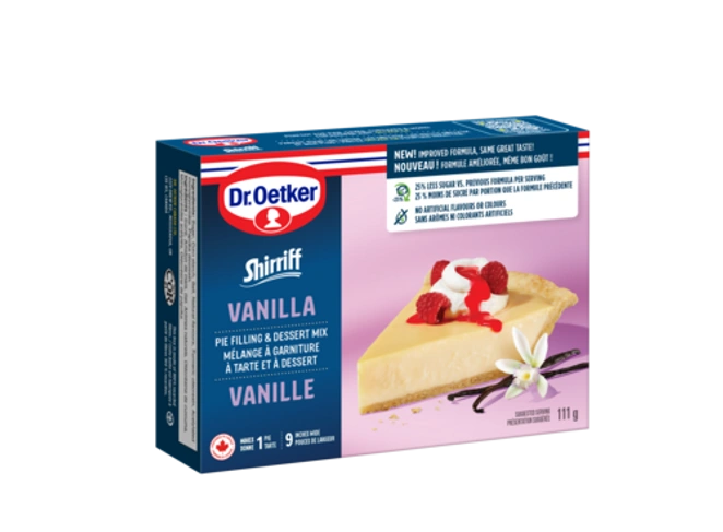 Dr. Oetker Mélange à garniture à tarte et à dessert, Vanille