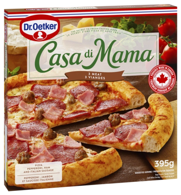 Dr. Oetker Casa Di Mama - Pizza trois viandes