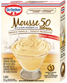 Dr. Oetker 50-Calorie French Vanilla Mousse