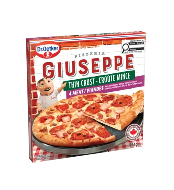 Dr. Oetker Giuseppe Thin Crust 4 Meat