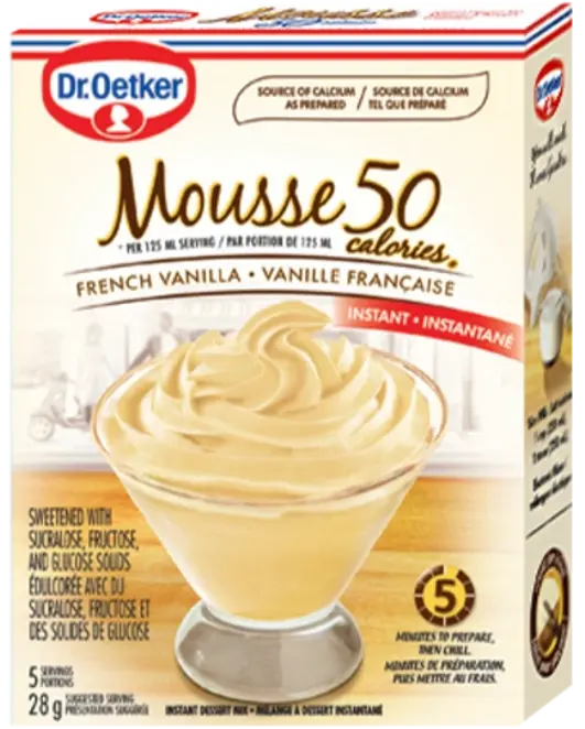 Dr. Oetker 50-Calorie French Vanilla Mousse