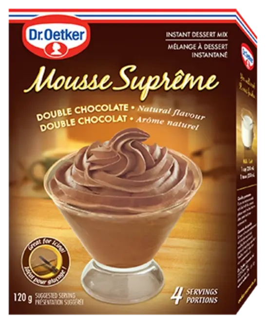 Dr. Oetker Mousse Suprême - Double Chocolate