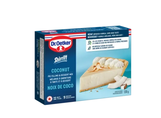 Dr. Oetker Coconut Pie Filling & Dessert Mix
