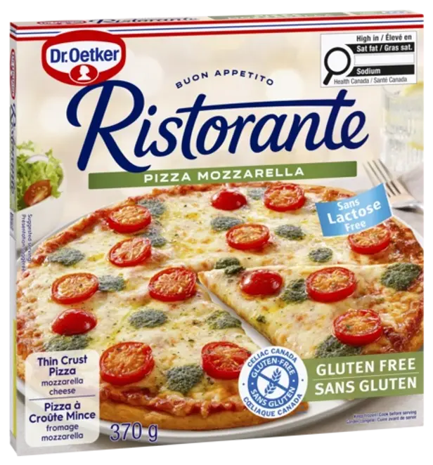 Dr. Oetker Ristorante Gluten Free Mozzarella Pizza