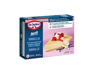 Dr. Oetker Shirriff Vanilla Pie Filling & Dessert Mix (prepared)