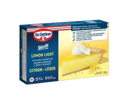 Dr. Oetker Shirriff Lemon Light Pie Filling & Dessert Mix