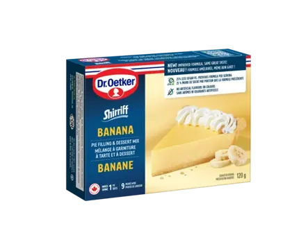 Dr. Oetker Shirriff Banana Pie Filling & Dessert Mix
