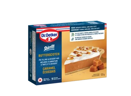Dr. Oetker Shirriff Butterscotch Pie Filling & Dessert Mix