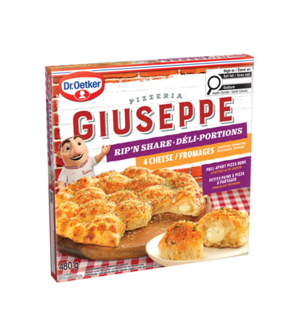 Dr. Oetker Giuseppe Rip'n Share 4 Cheese