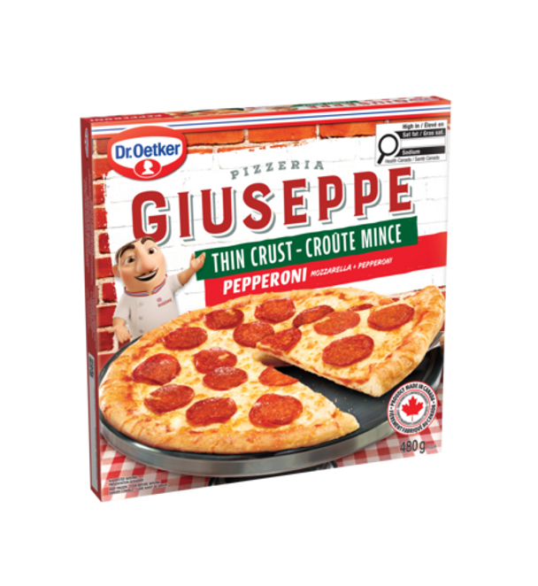 Dr. Oetker Giuseppe Croûte mince Pepperoni