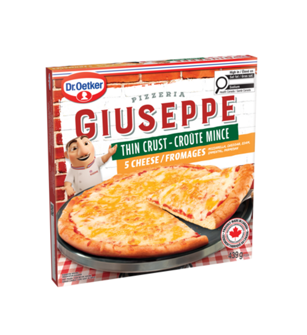 Dr. Oetker Giuseppe Thin Crust 5 Cheese