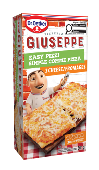 Dr. Oetker Giuseppe Pizzeria Easy Pizzi - 3 Cheese Mini Pizza