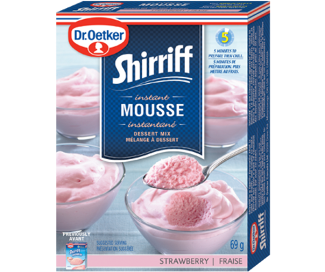 Dr. Oetker Shirriff Mousse Strawberry