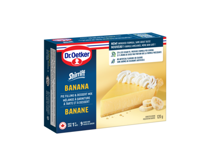 Dr. Oetker Banana Pie Filling & Dessert Mix