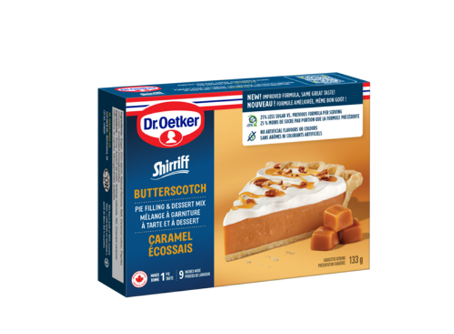 Dr. Oetker Mélange à garniture à tarte et à dessert, Caramel écossais