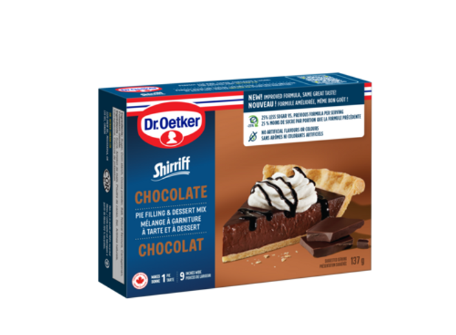 Dr. Oetker Chocolate Pie Filling & Dessert Mix