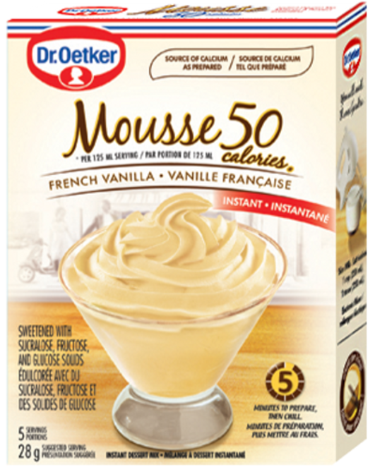 Dr. Oetker Mousse à la vanille 50 calories
