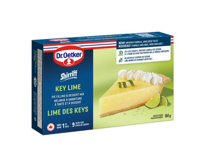 Dr. Oetker Mélange à garniture à tarte et à dessert, Lime des keys