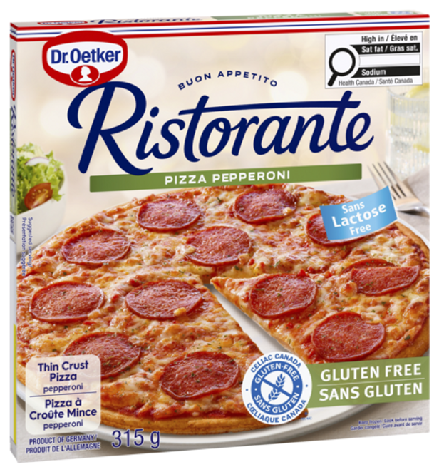 Dr. Oetker Ristorante Pizza Sans Gluten Pepperoni