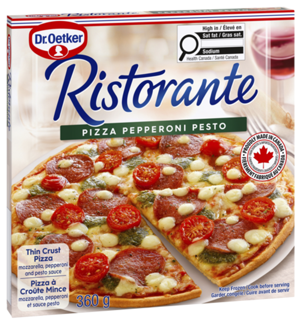 Dr. Oetker Pizza Pepperoni et pesto