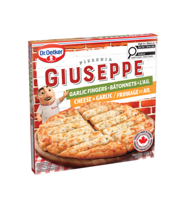 Dr. Oetker Giuseppe Pizzeria Garlic Fingers Cheese & Garlic