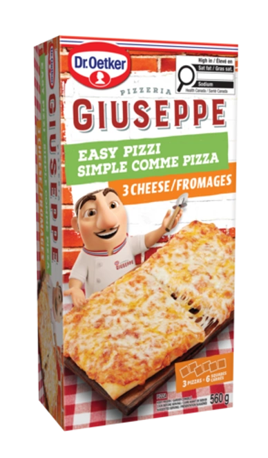 Dr. Oetker Giuseppe Pizzeria Easy Pizzi - 3 Cheese Mini Pizza