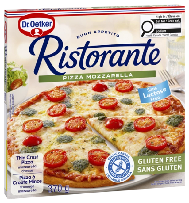 Dr. Oetker Ristorante Gluten Free Mozzarella Pizza