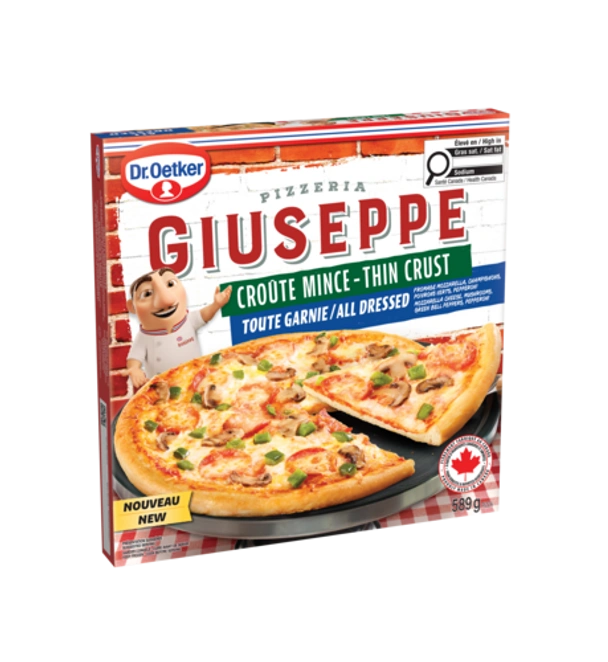 Dr. Oetker Giuseppe Thin Crust All Dressed