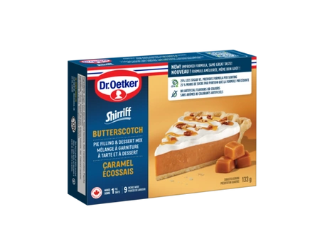 Dr. Oetker Shirriff Butterscotch Pie Filling & Dessert Mix