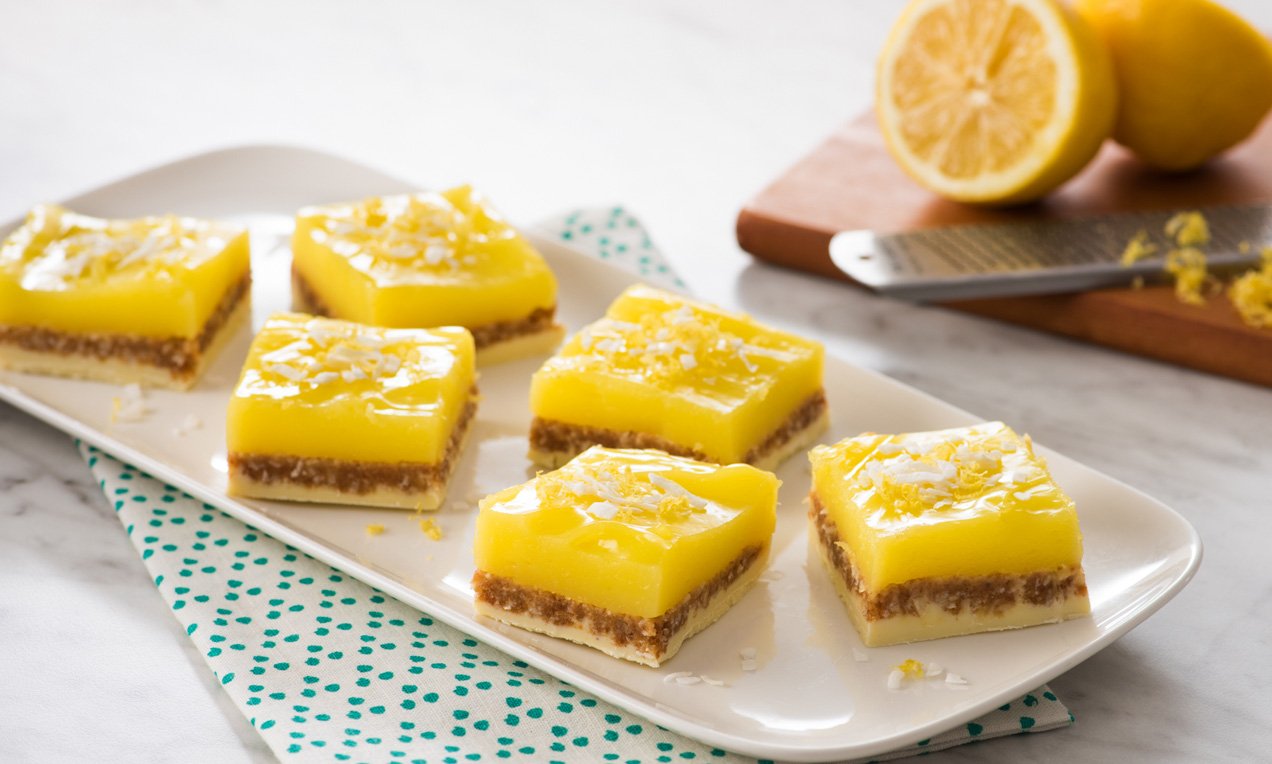 Barres Nanaimo au Citron