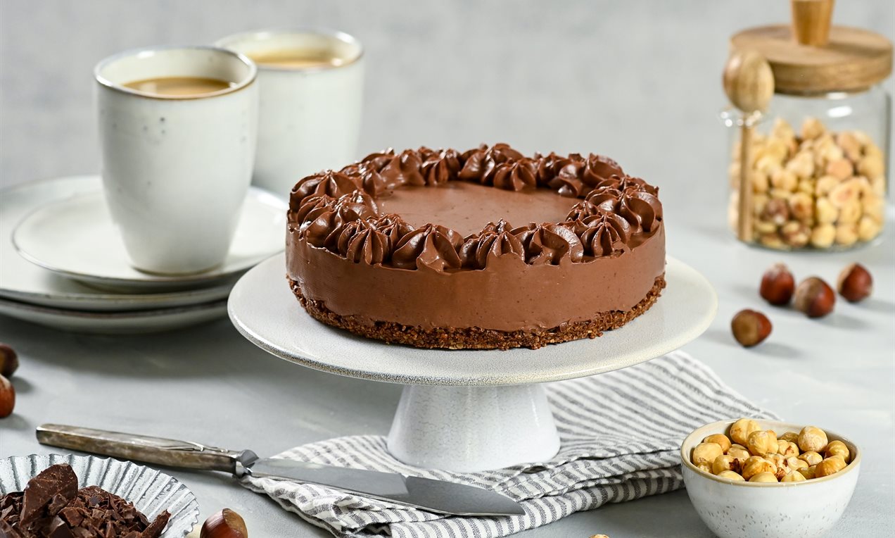 Gâteau végétalien à la mousse au chocolat
