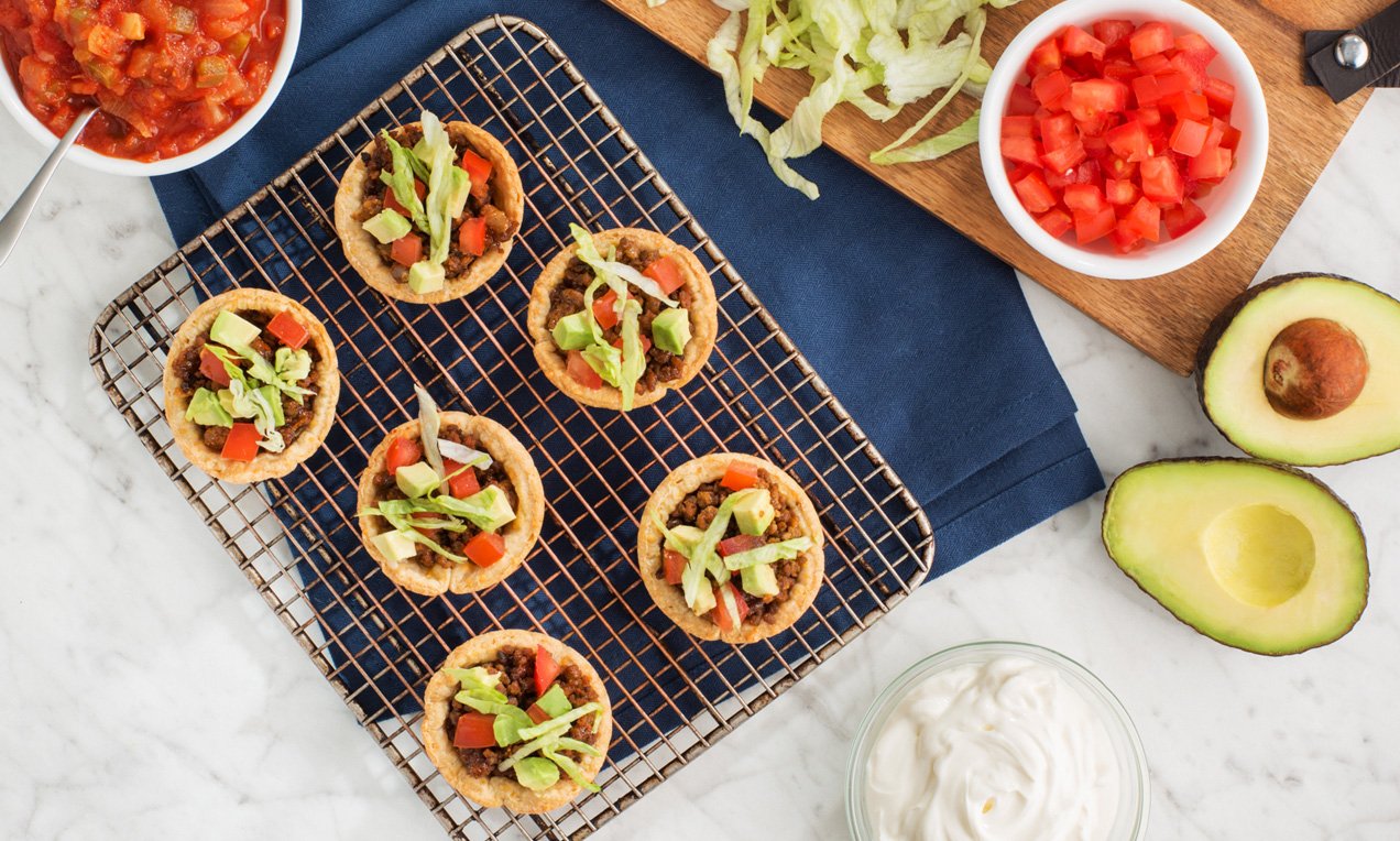 Mini Coupes Tacos
