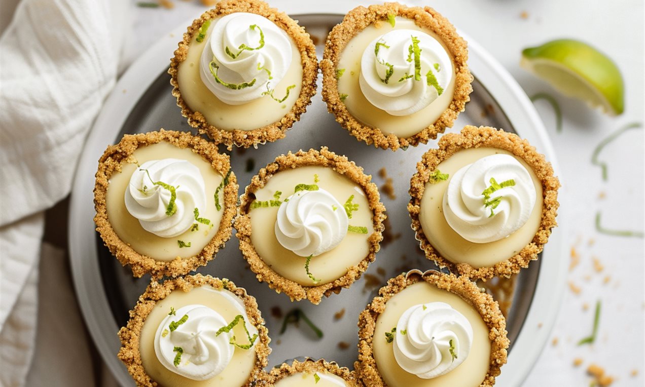 Mini tartes à la lime des Keys