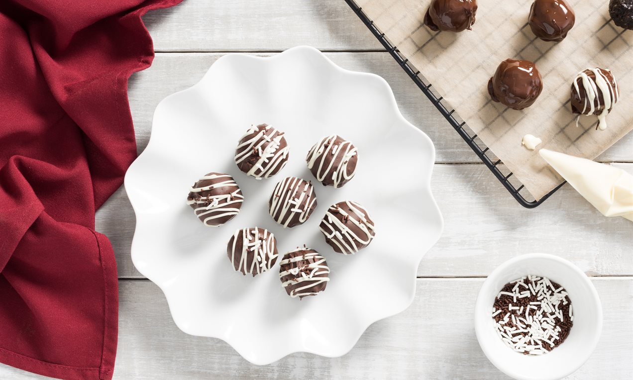 Truffes aux biscuits moelleuses