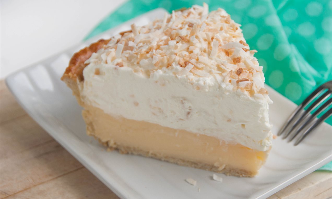 Tarte à la crème de noix de coco
