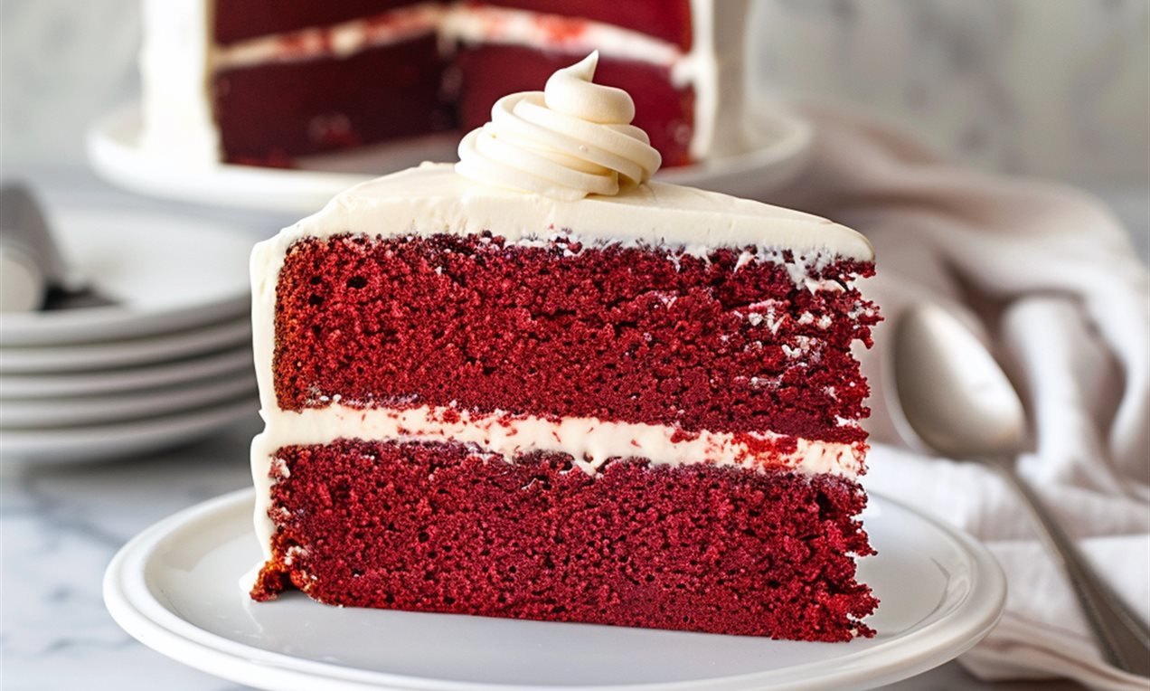 Gâteau velouté rouge