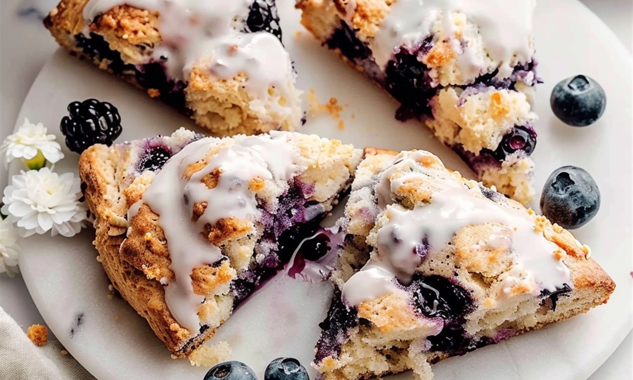 Scones aux bleuets