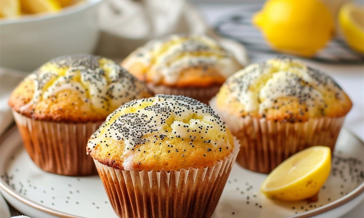 Muffins au Citron et Graines de Pavot