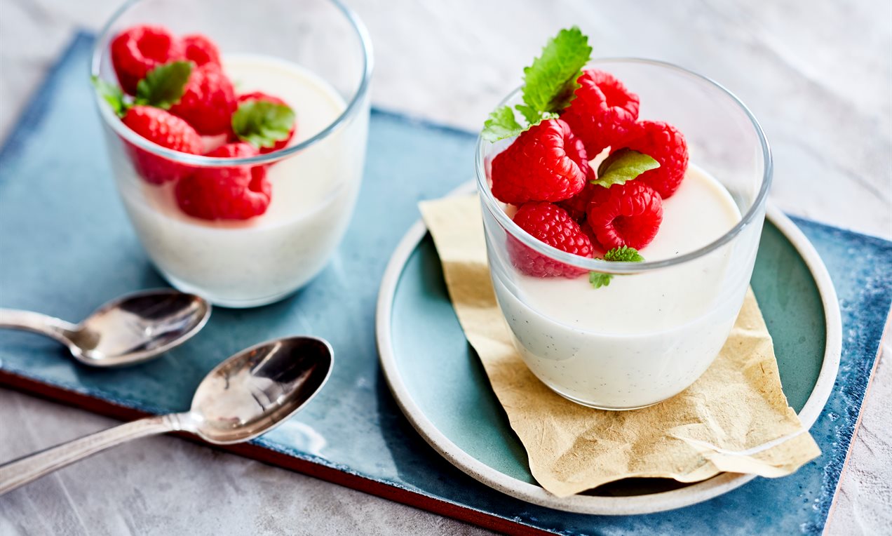Panna cotta à la vanille