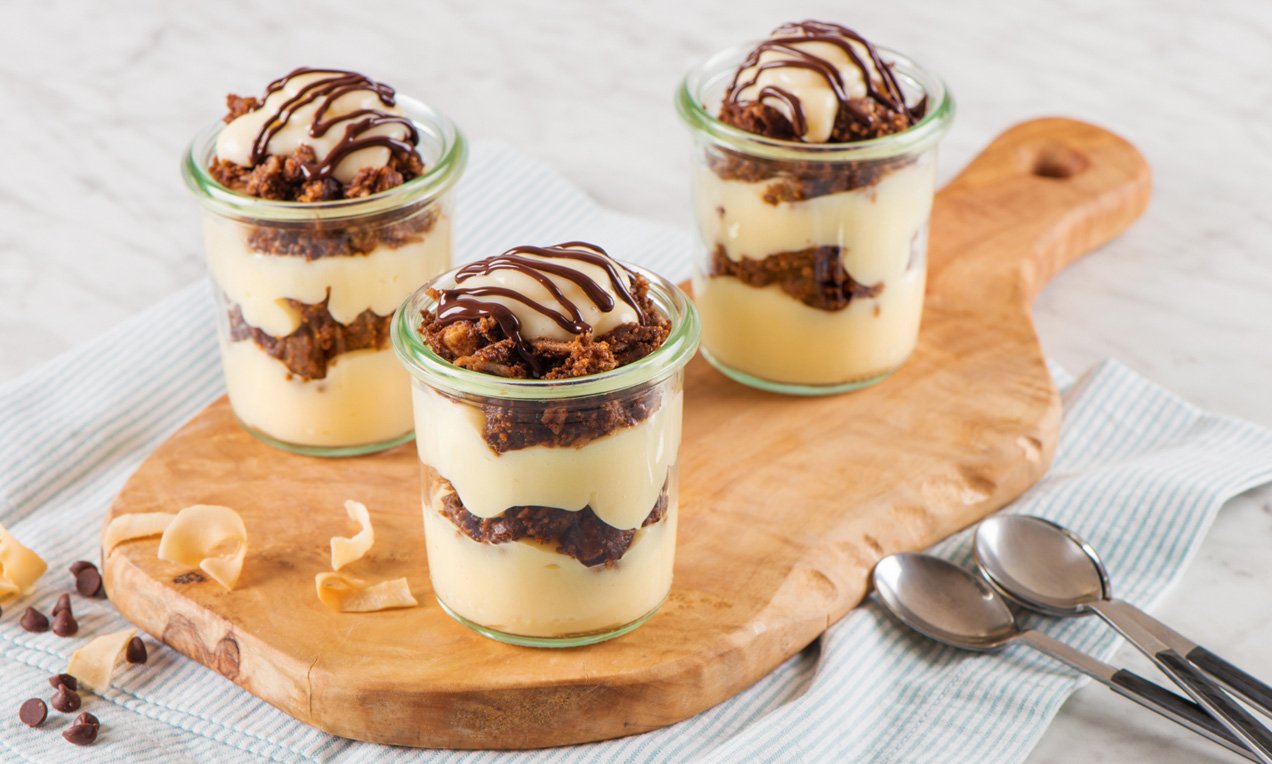 Parfaits Nanaimo au Chocolat