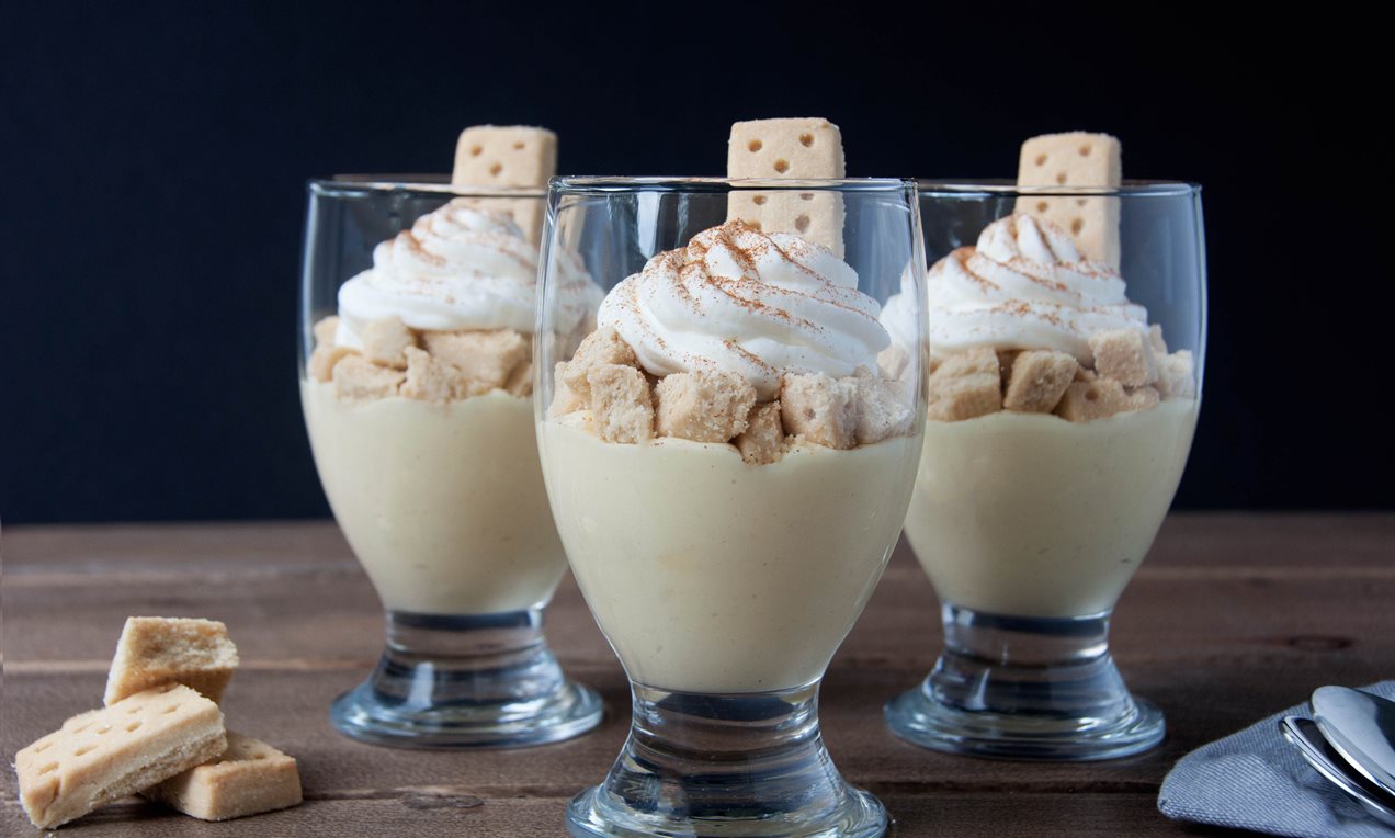 Parfait à la vanille sablé