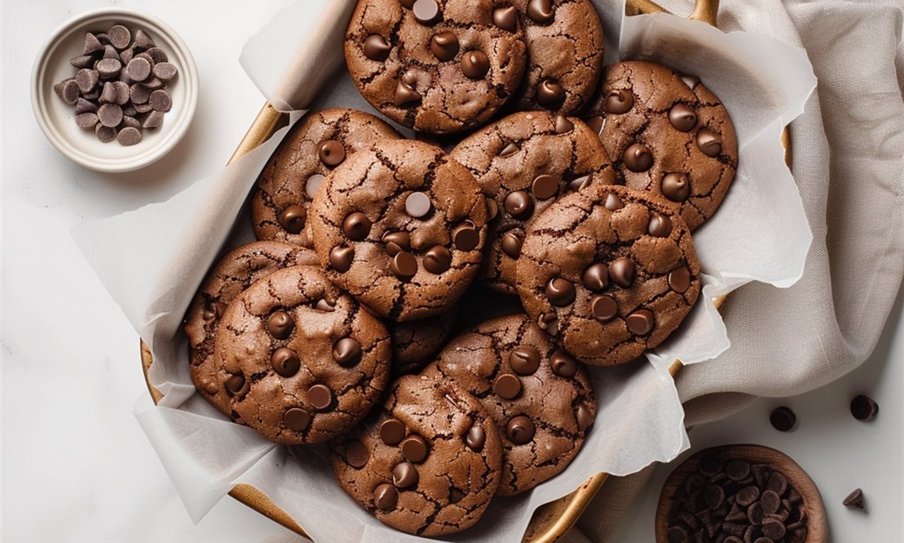 Biscuits double chocolat