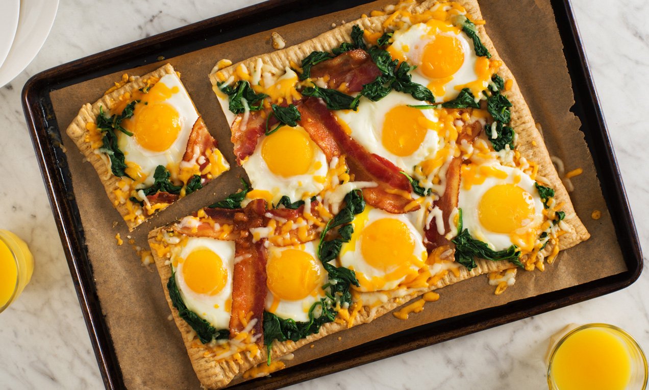 Tarte Dejeuner aux Oeufs Miroir